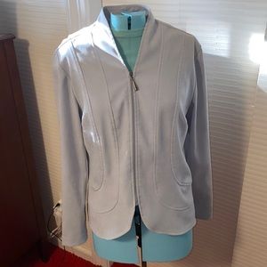 EUC R&K gray equestrian jacket/blazer Size: 8P -fg